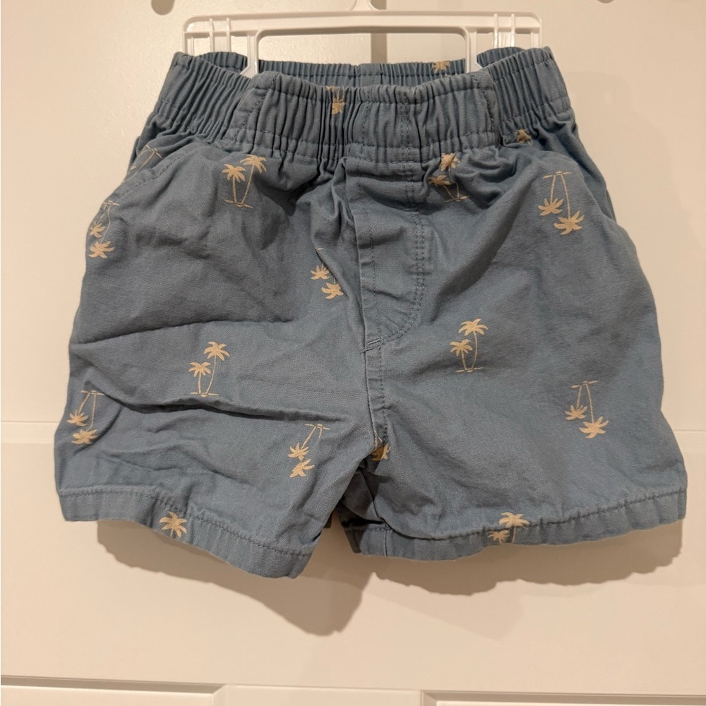 Gerber Blue Palm Tree Short Set - Picture 3 of 5